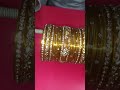 Golden Bangles Set For Karwa Chouth  #youtubeshorts #shorts #bangles #karwachauth #wedding