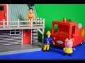 Fireman Sam Peppa Pig Full Episode Fire engine Story Peppa Drives New Fire engine