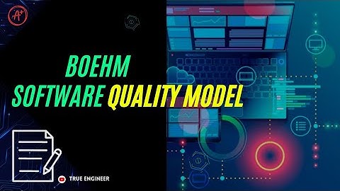 Boehm Software Quality Model | Software Architecture For Engineering Exams