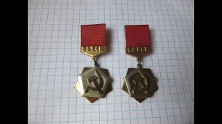 Знак ЦК ВЛКСМ - Трудовая доблесть