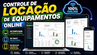 Controle de Locação de Equipamentos Online | Gerencie a sua Locadora de Equipamentos Completamente