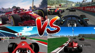 F1 Mobile Racing VS Real Racing 3 VS Fx Racer VS Formula Unlimited Racing screenshot 3