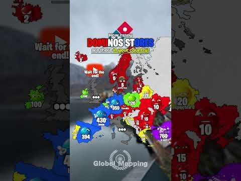 🍕How many Dominos Stores are there in your country🤔? #mapping #mapping #mapper #short #fypシ #popular