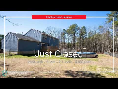 6 ABBEY ROAD, Jackson, NJ home video tour