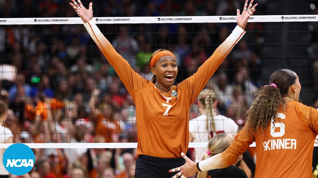 All 12 of Texas volleyball's NCAA championship match record aces