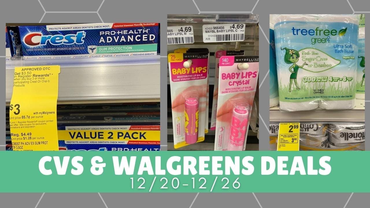 Top CVS & Walgreens Deals 12/2012/26 YouTube