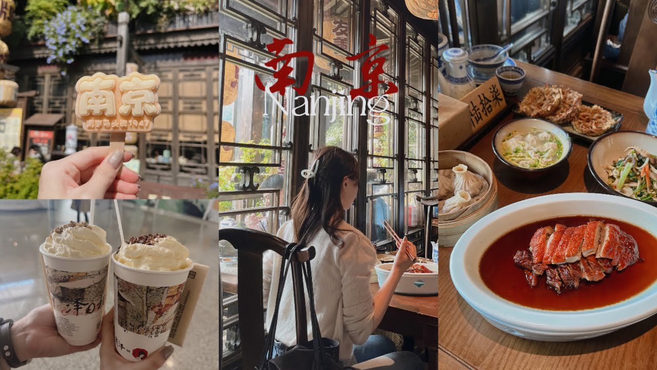 vlog. 中国・南京旅行ブイログ🇨🇳✨, 鴨小籠包に南京ダッグ! ローカルフード大満喫の旅🥢, トランジッドビザ免除渡航