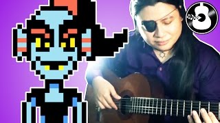 Undertale - Spear of Justice (Flamenco Guitar Cover/Remix) | Undyne Normal Battle