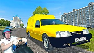 КУПИЛ ИЖ ПИРОЖОК - ВОЖУ ГРУЗЫ CITY CAR DRIVING + РУЛЬ