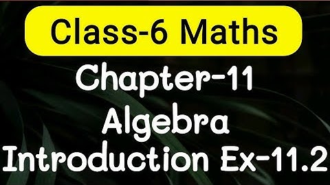 Chapter-11 Algebra (Mensuration/arithmetic) (introduction Ex-11.2) | class-6 Ncert maths | AdnanAlig