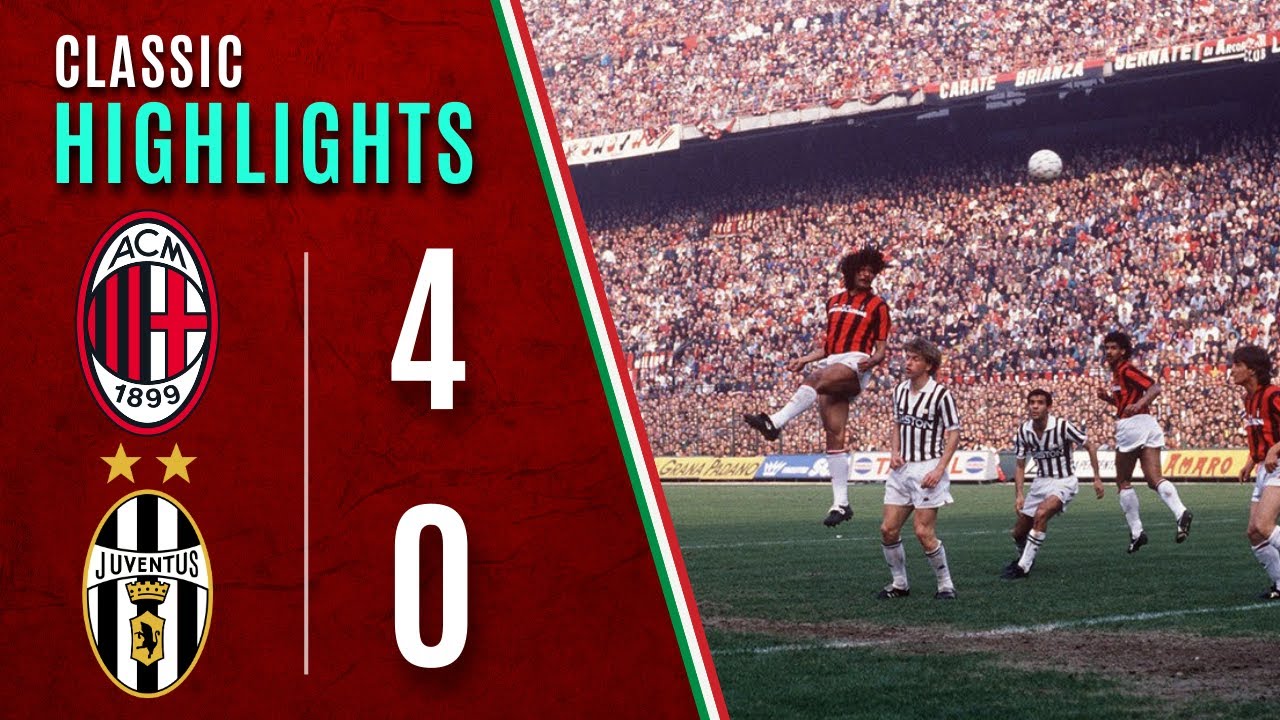 Milan vs. Juventus | Rossoneri dilagano | Serie A 88/89