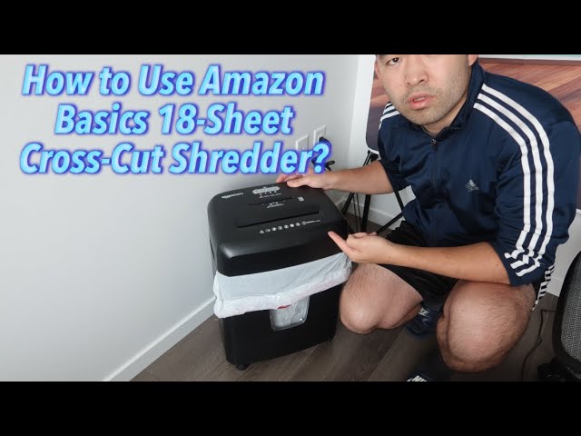 Basics 12 Sheet Cross Cut Paper and Credit Card Shredder