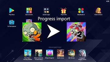 How to transfer progress from PVZ2 to PVZ2: Reflourished on Bluestacks(Windows 10/PC)