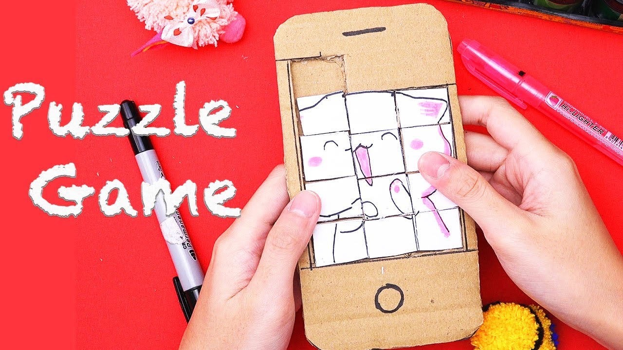 DIY - Puzzle game interesting from cardboard at home | 365 Life Hacks ...