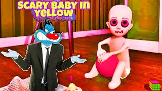 Scary Baby in Yellow House of Scares with Oggy and Jack screenshot 5