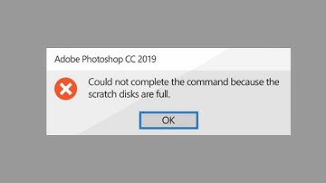 How to solve "Scratch Disk is Full" problem in Adobe Photoshop in 1 minute