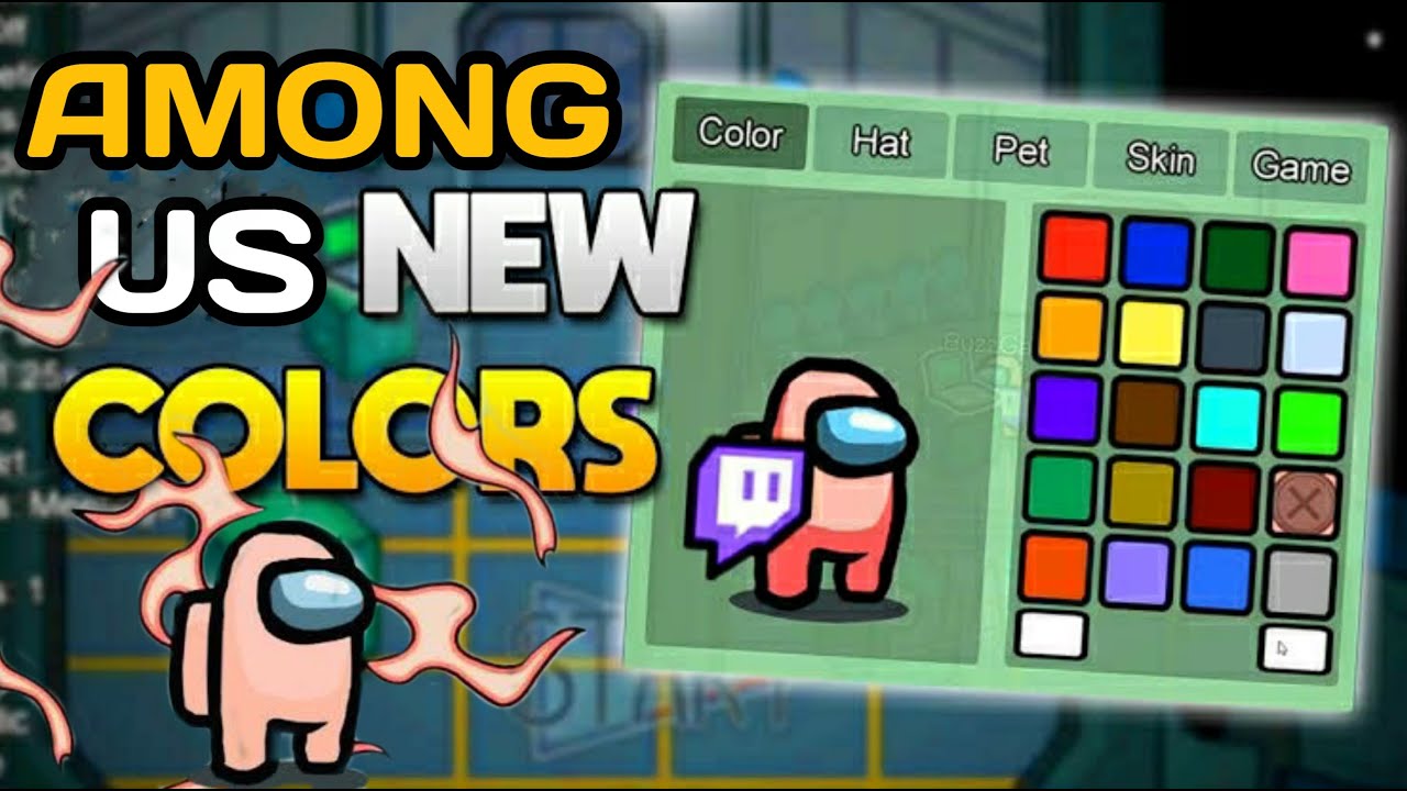 here is the new COLORS in Among Us (new Update) - YouTube