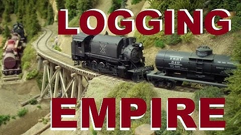 AMAZING O SCALE Logging & Lumber Railroad ~ Clear Creek Train Layout