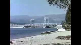 Princess Margaret opens the Kelowna Floating Bridge July 19 1958