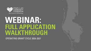 PCF Webinar - Full Application Walkthrough Webinar