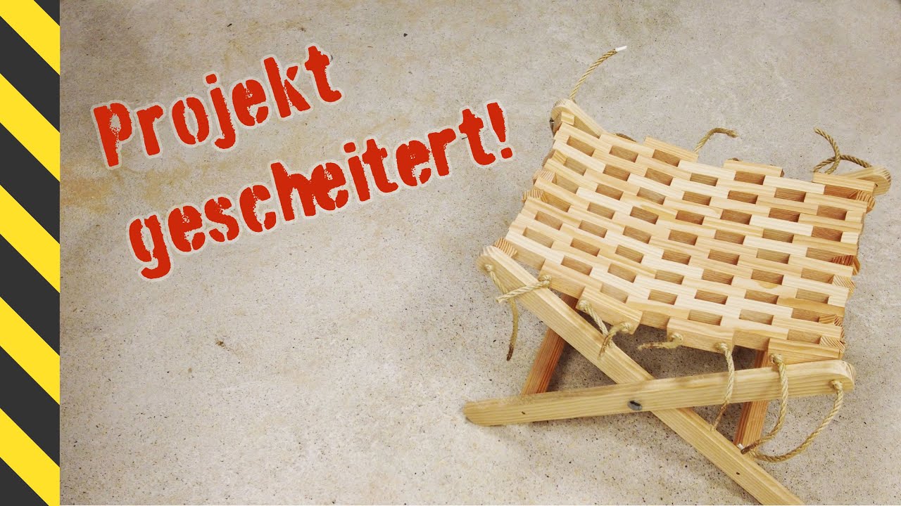 Holzgitter selbst stricken 😅 Sisyphos & die Kunst des Scheiterns