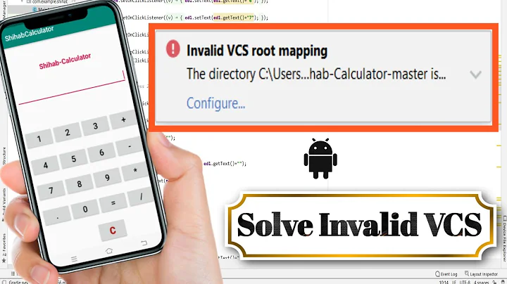 How to Solve invalid vcs root mapping error android studio 2020 || A4L Tech