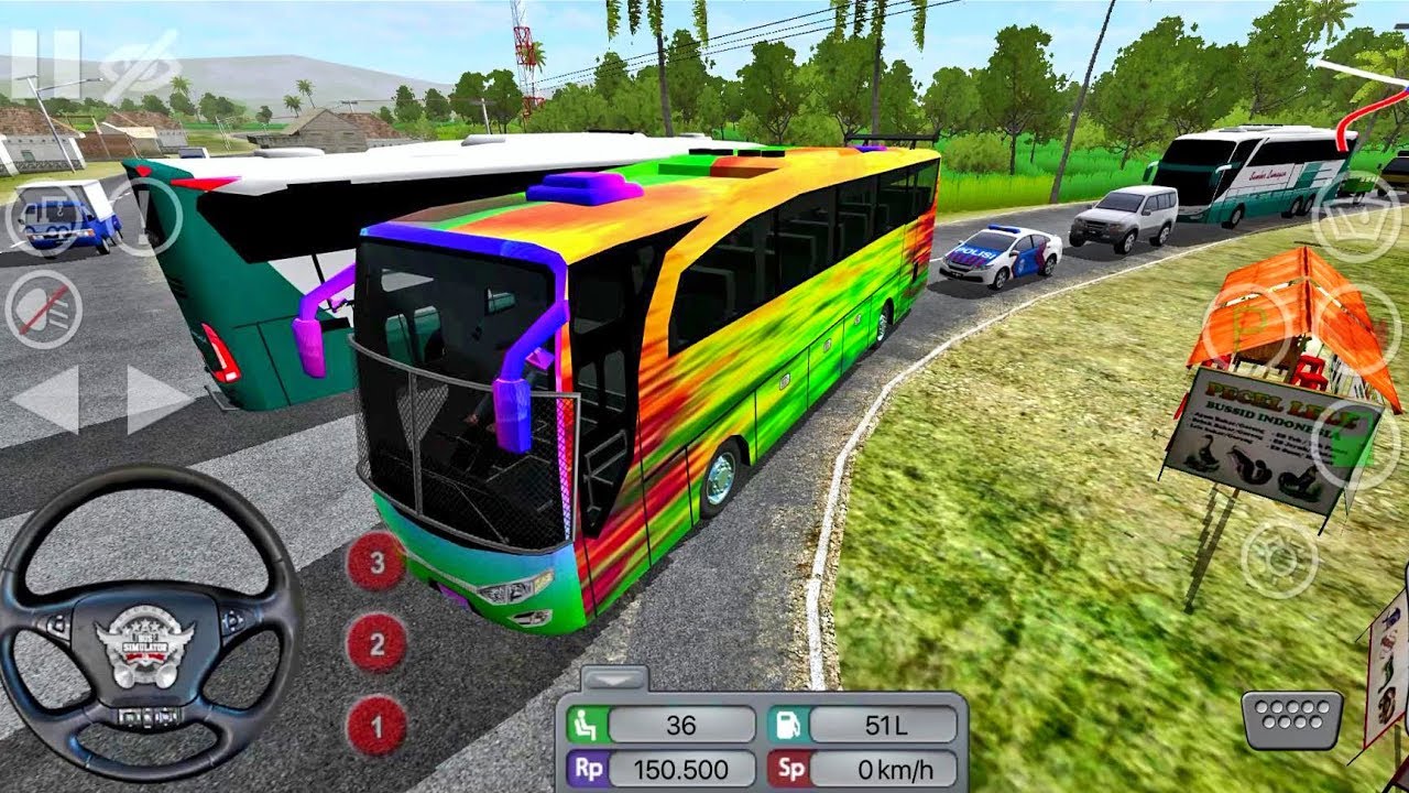 ⁣Bus Simulator Indonesia #8 BUSSID - Crazy Driver! Android gameplay