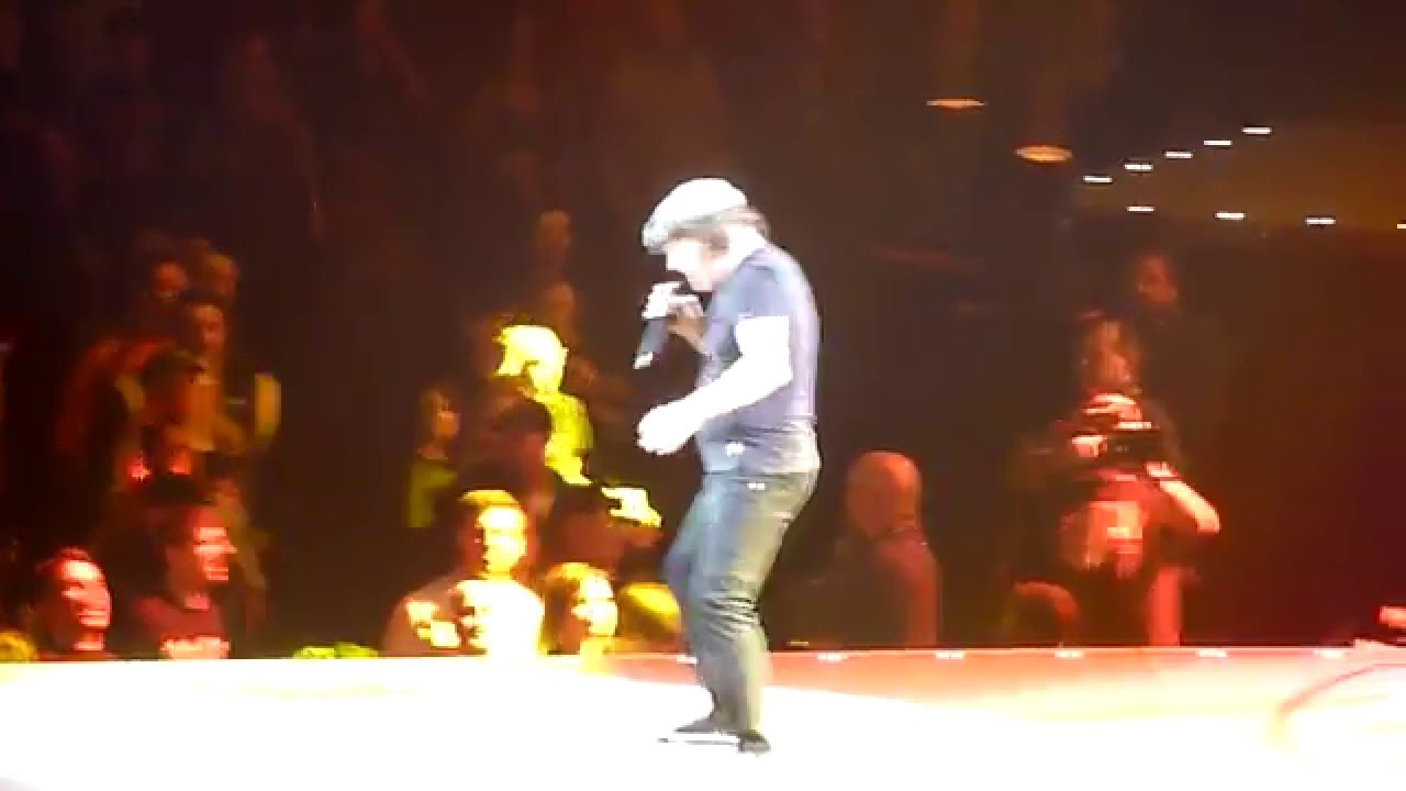 Ac dc given the dog a bone pepsi center denver 2 8 2016 youtube