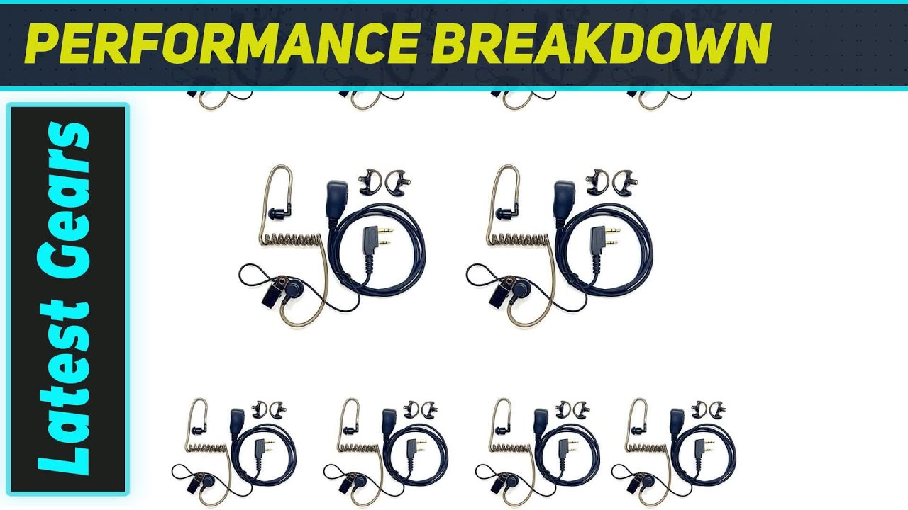 Best Walkie Talkie Earpiece? Riqiki Covert Acoustic Tube Headset