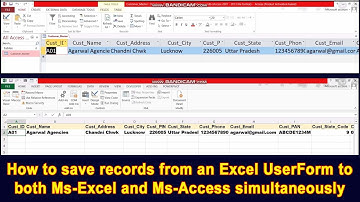 Save Data to MS Access directly from Excel VBA UserForm | Part 15 | Excel VBA Tutorial