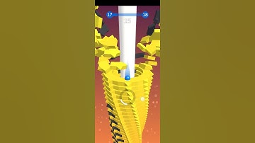 Stack ball game Level 17 played by sandeep Ayush #shorts #gaming #game #androidgame