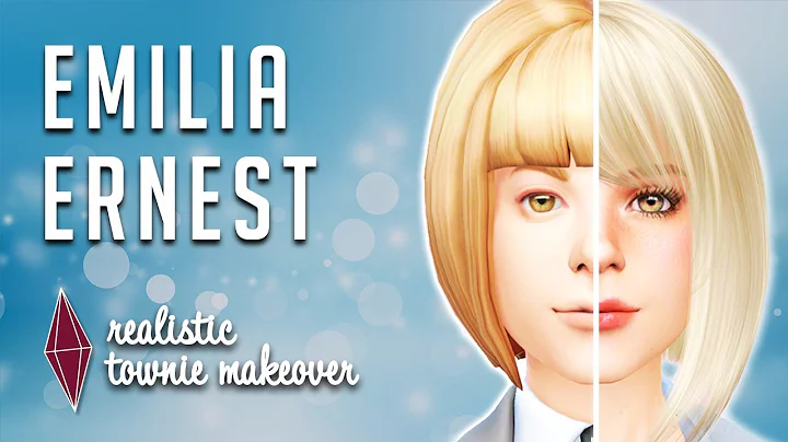 Realistic Townie Makeover - Emilia Ernest | Sims 4 CAS | The Sims 4 Spellcaster | Maxis to Alpha