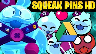 PINS DE SQUEAK  EN HD de BRAWL STARS