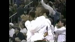 Gary Payton Receiving The 1996 Defensive Player of the Year Award