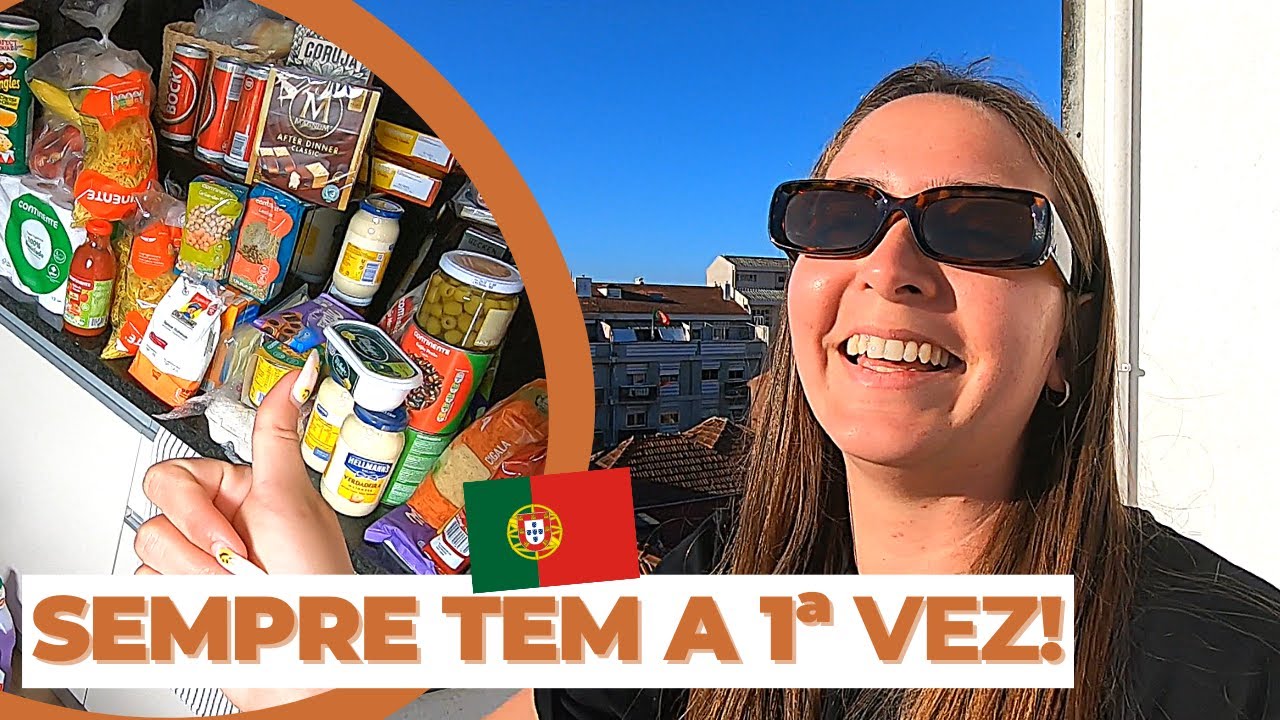 COMPRAMOS NO SUPERMERCADO ONLINE EM PORTUGAL PELA PRIMEIRA VEZ 2021