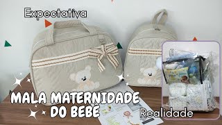 ORGANIZANDO A MALA MATERNIDADE DO BEBÊ | SUS | TENTEI COLOCAR O BÁSICO