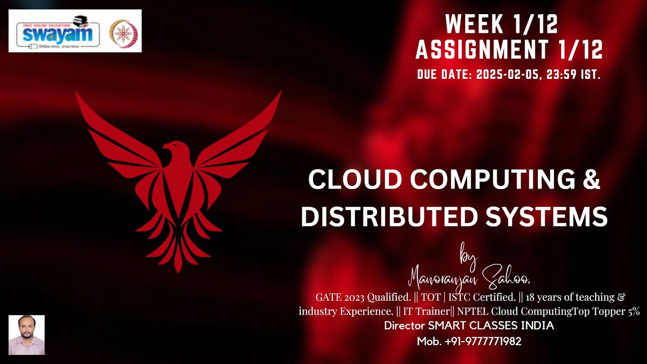 Cloud Computing and Distributed Systems Quiz Week 01 Assignment 01 Ans ...