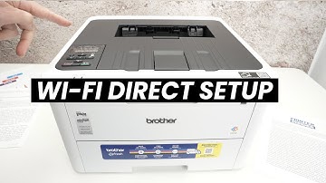 Brother HL-L3220CDW : Setup & Print Using Wi-Fi Direct