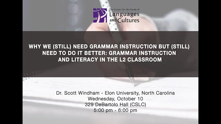 Grammar instruction and Literacy in the L2 Classro...