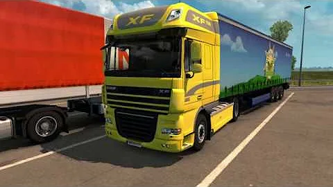 Euro Truck Simulator 2, Daf XF 105 410HP // ENGINE VOICE RECORDS  SOUNDS // Open window sound edit