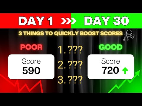 3 things that can quickly boost your credit scores for home buying!