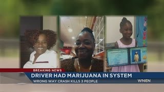 UNC student had marijuana in system at time of triple-fatal crash, authorities say
