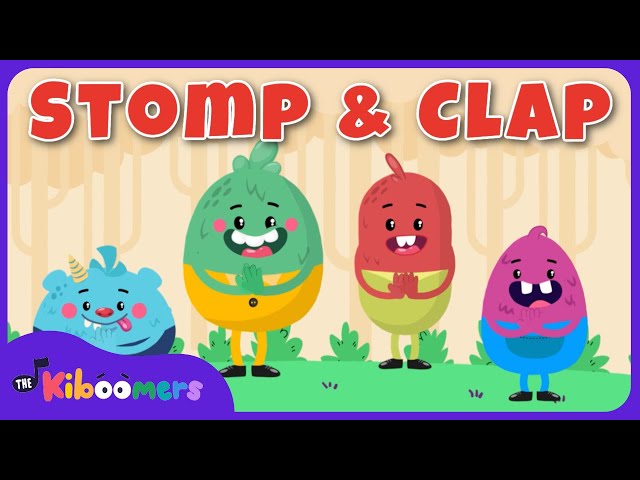 Stomp Clap Dance - THE KIBOOMERS Preschool Movement Songs for Circle Time class=