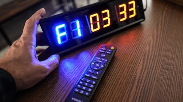 Countdown clock with interval and stop watch - BTBSign clock