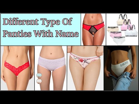 Different Types of Panties Names | Sexy Lingerie | Panty | Women Undergarments | Women's Underwear