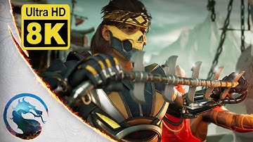 Mortal Kombat 1 – Official Takeda Gameplay Trailer 8K (Remastered with Neural Network AI)