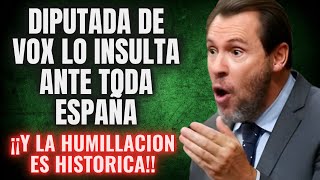 😂¡BRUTAL!😂 Una Diputada de VOX DESQUICIA a ÓSCAR PUENTE ¡¡AL LLAMARLE ASÍ POR SUS ATAQUES A MILEI!!