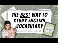 How to use the 5x5 vocabulary study guide  the best way to learn english vocabulary