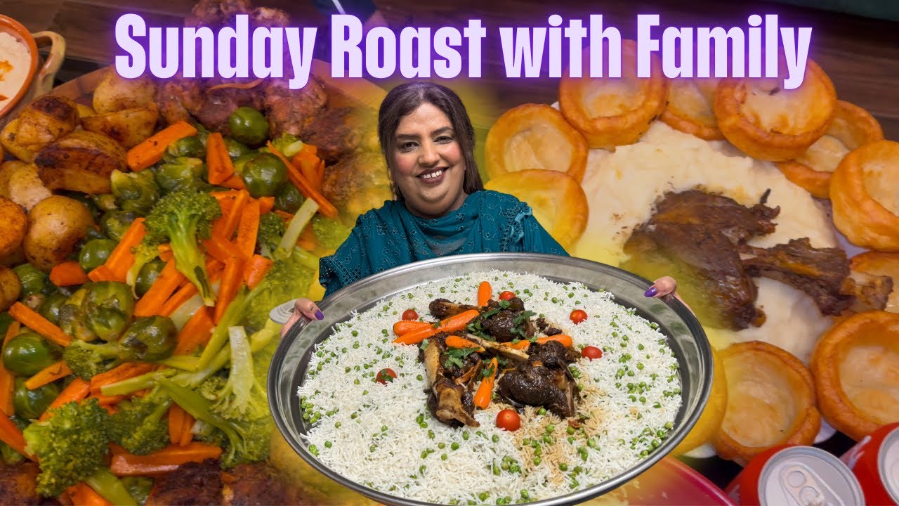 Sunday Roast with the Family | Family Dinner | Roast Dinner 