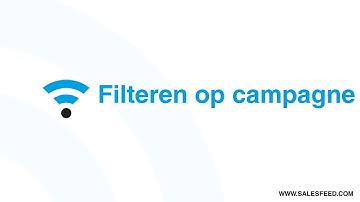 Een filter voor bedrijven die via een campagne op de website zijn gekomen